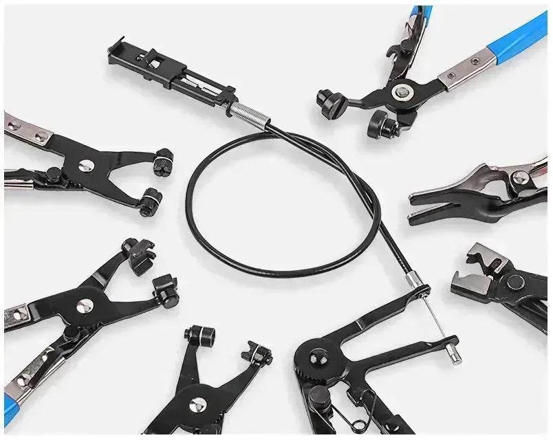 Automotive Repair Tool set  9pcs Wire Long Reach Hose Clamp Pliers Set