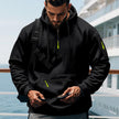 Mens Cargo Jackets – Loose Fit Polyester Utility Jacket with Long Sleeves