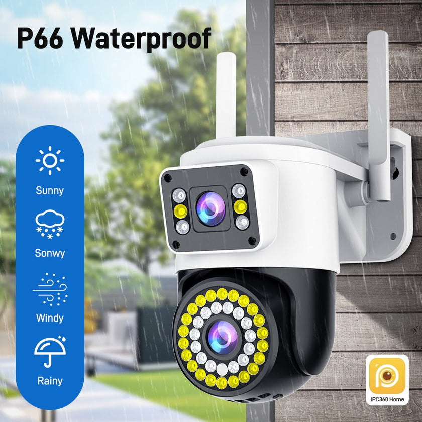 WiFi Night Vision Security Camera – Binocular Dual-Screen Wireless Surveillance