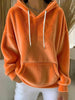 Womens Sweatshirt Elegant Commuting Style Pullover with Lace-Up Design