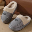Winter Plush Slippers For Men Casual All-match Warm Suede House Shoes Indoor Non-slip Floor Bedroom Slipper