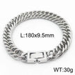 Cuban Link Chain Trimming Chain Jewelry Buckle Titanium Steel Bracelet