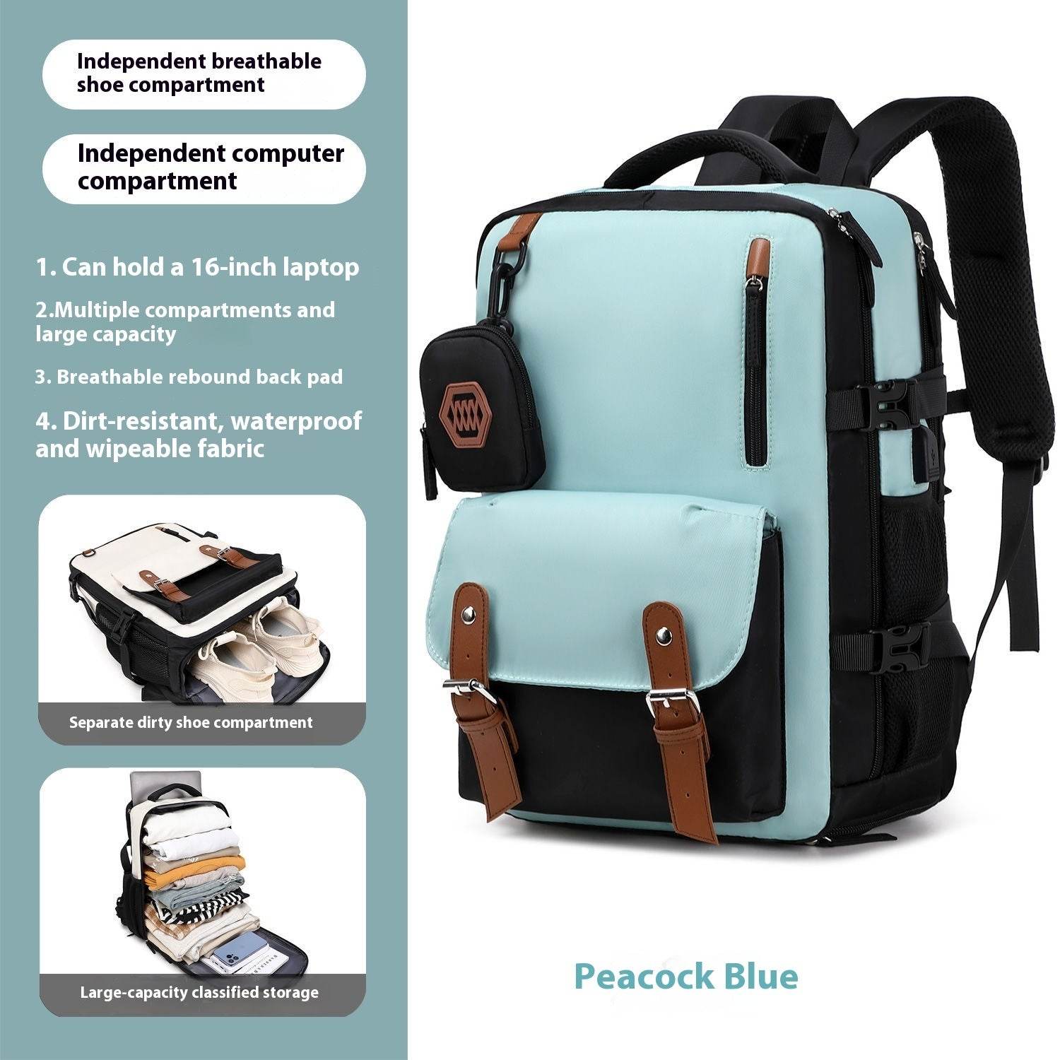 Large Capacity Schoolbag Travel Campus