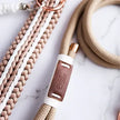 Lila Pawtique Luxury Paracord Rope Style Dog Leash Pink Rose