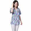 Cartoon Printing Hand Washing Suit Short Sleeve Small Shirt Beautician Pet Hospital Brush Hand Doctor Overalls