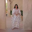 Loose Long Muslim Dress Kaftan With Headscarf