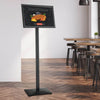 Pedestal Sign Holder, 11 X 17 Inch Vertical And Horizontal Adjustable Poster Stand, Heavy-Duty Floor Standing Sign Holder With Metal Base For Display, Advertisement, And Outdoor, Black
