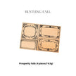 Baroque Fantasia Wooden Seal Set – Decorative Notebook Stamp Paintings (6 Designs)