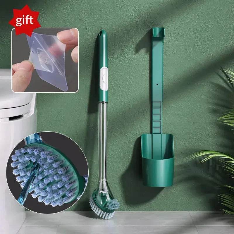 Household Sturdy Bristle strong  silicone Toilet brush