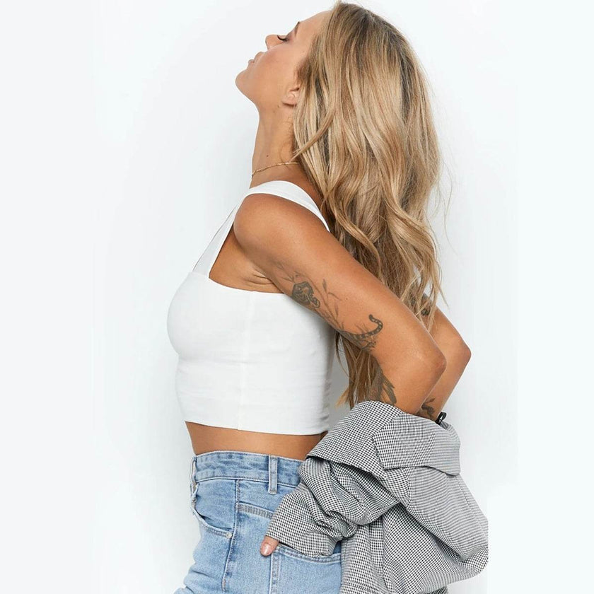 Summer New Fashion Women Crop Top Sexy Sleeveless Tank Tops