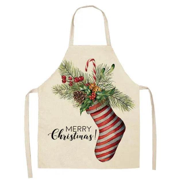 Personalized Christmas Aprons gifts idea for chefs bakers