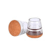 Quiet And Wear-resistant Non-slip Stool Booties Rubber Protective Sleeve