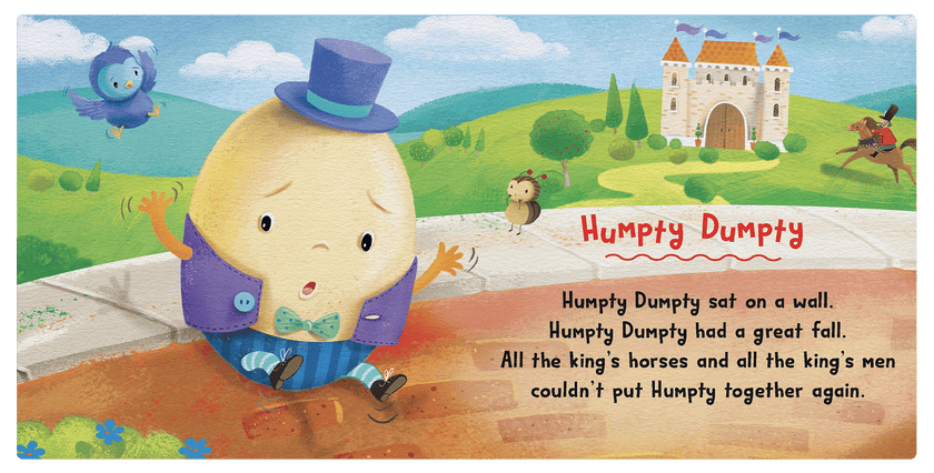 Little Hippo Books - My First Book of Nursery Rhymes- Children's Padded Board Book