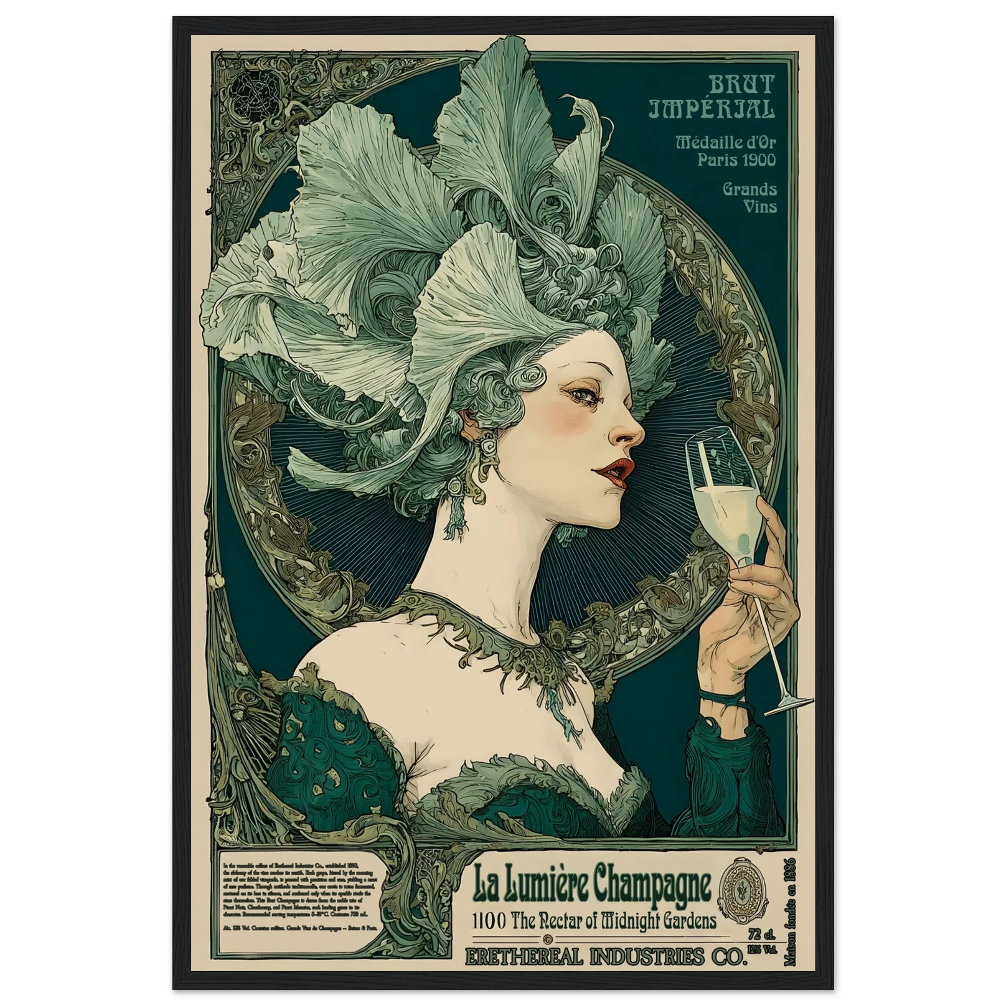 La Lumière Champagne - Poster & Framed Print