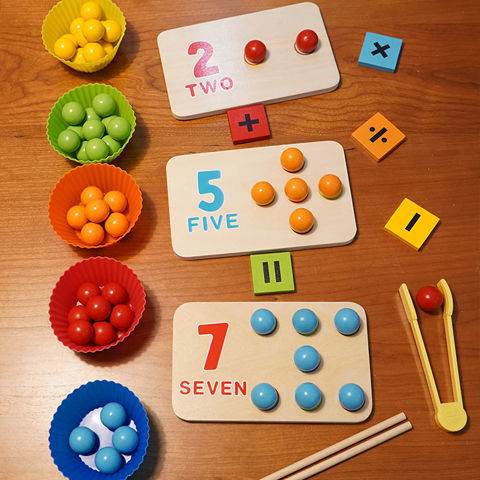 Early Child Education Number Cognitive flash card