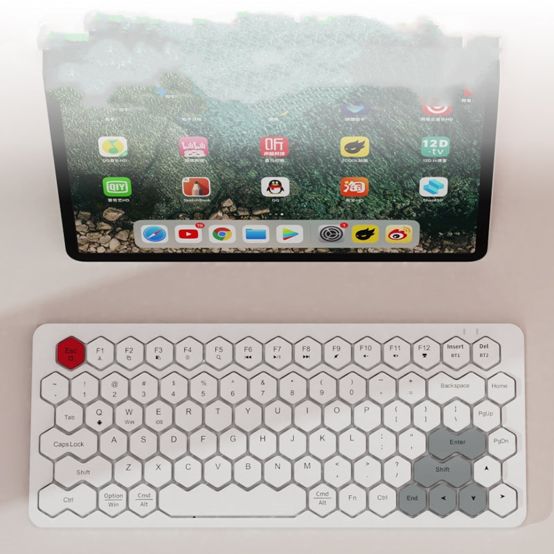 Skywalker Wireless Honeycomb Keyboard and Mouse Set – Ergonomic Combo Canada