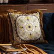 Pillow Sofa High-grade Sense Tassel Light Luxury style-gold rimmed Pillows