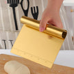 Stainless Steel Scraping Panel With Scale Baking Tool Dough Cutting Board Scraping Powder Board Tagliolini Cutter
