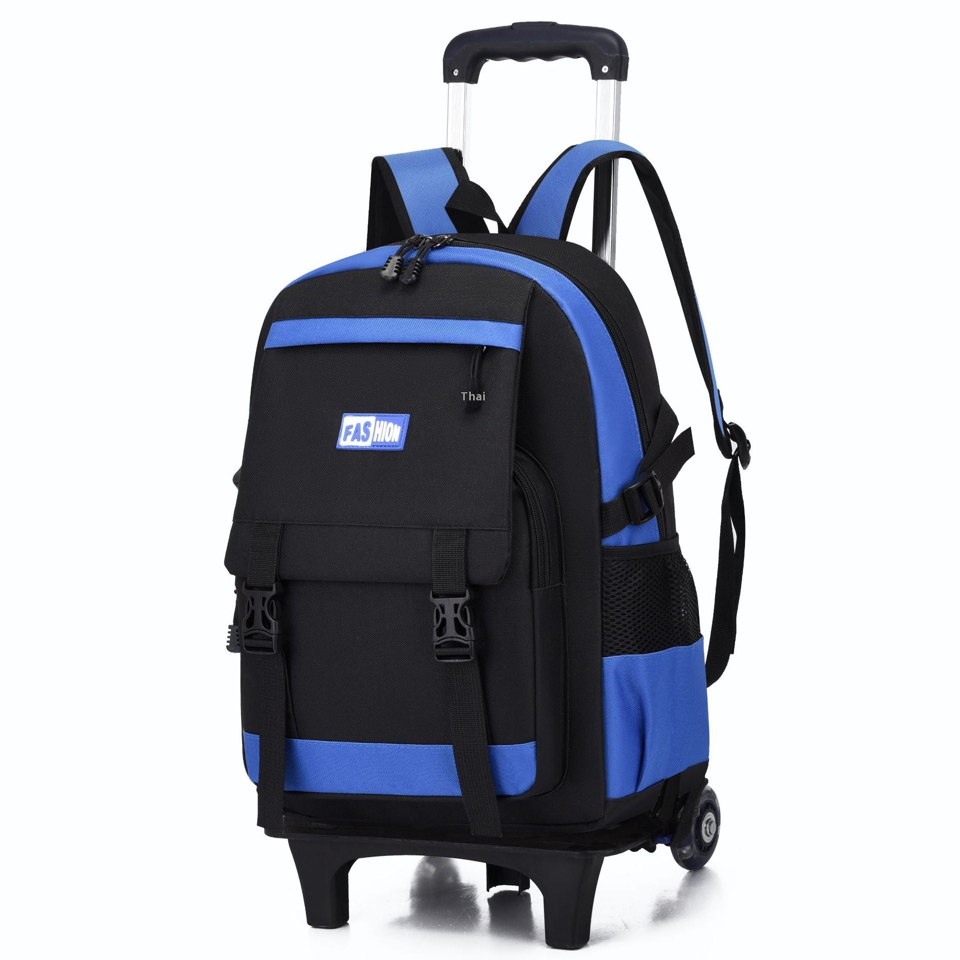 Kids Large Capacity Trolley School Backpack with Wheels – Primary School Pull Rod Bag