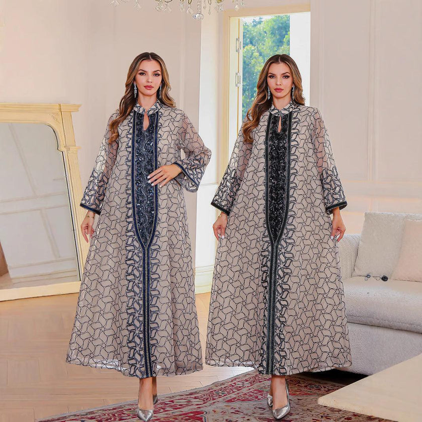 New Muslim Robe Female Dress Middle East Clothing