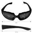 Cycling Sunglasses Chopper Outdoor Sports Glasses For Men Wrap Around UV400 Protection For Fishing Driving Glasses Windproof Gray Lens