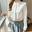 Formal Business Chiffon Blouse Women Long Sleeve White blouse shirt Tops