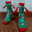 Christmas Stockings Autumn Winter Cotton Magnet Lodestone Hand Tube Socks