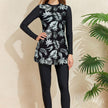 Muslim Women's Long-sleeved Trousers Two-piece Swimsuit