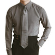 Men's Plaid Non-Iron Slim Fit Dress Shirt – Empire Collar Business Casual | Canada & USA