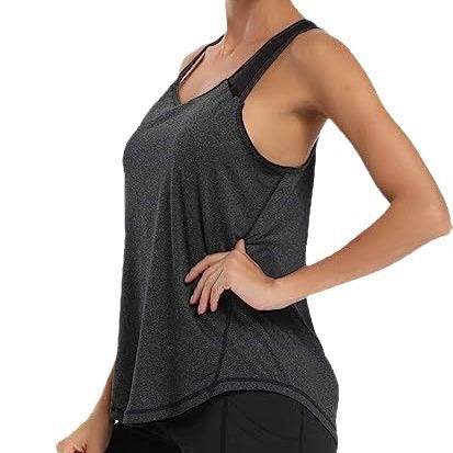 Mesh Yoga Sports Running Vest Sleeveless Workout Tank top women