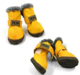 Dog Winter Snow Boots – Waterproof Non-Slip PU Paw Shoes for Small & Medium Dogs (10 Colours, Sizes 1–5 & S–XXL)