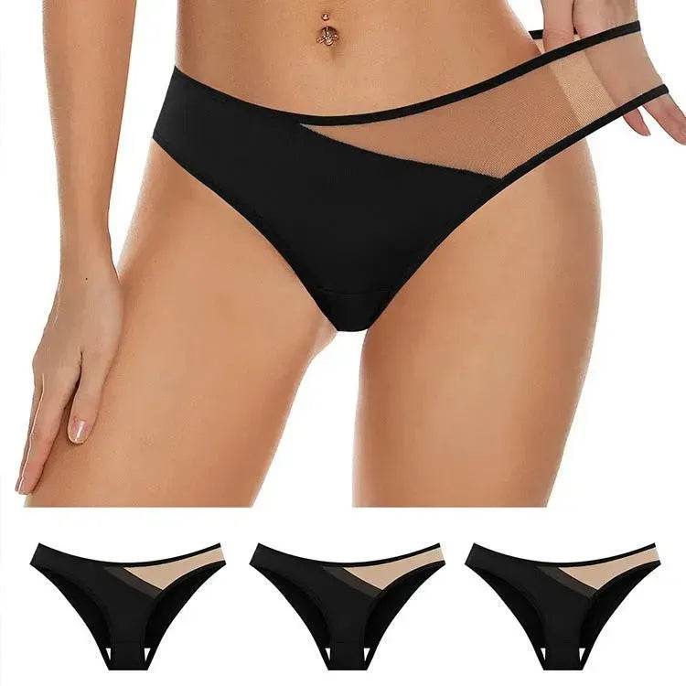 Butt Lifting Low Waisted Full Coverage Mesh Panties for women