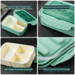 Kids Plastic Bento Lunch box with Cutleries