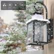 Large Outdoor Glass Wall Light Supports Many Types Of Bulbs -2 Packs