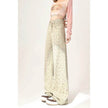 Mint Mambo Green Floral Baggy Jeans Pant For Women