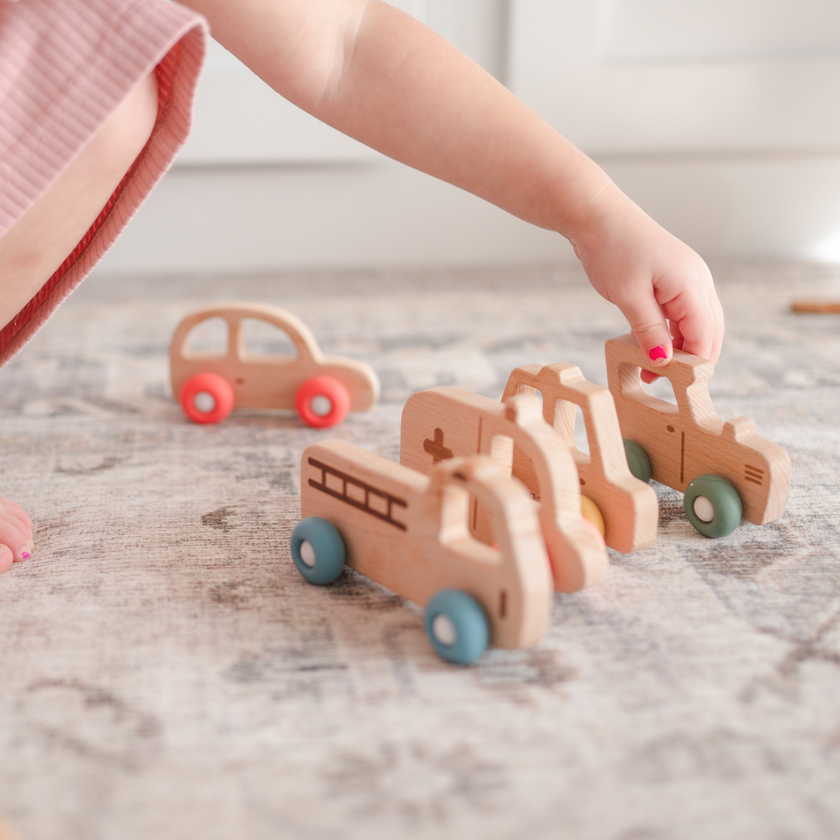 bug + bean kids - Wooden Car Toy