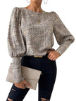 Fashionable Elegant Retro blouse top For Women
