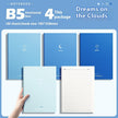 Gradient Colour Notebook – Aesthetic Pastel Student Notepad with Style Options