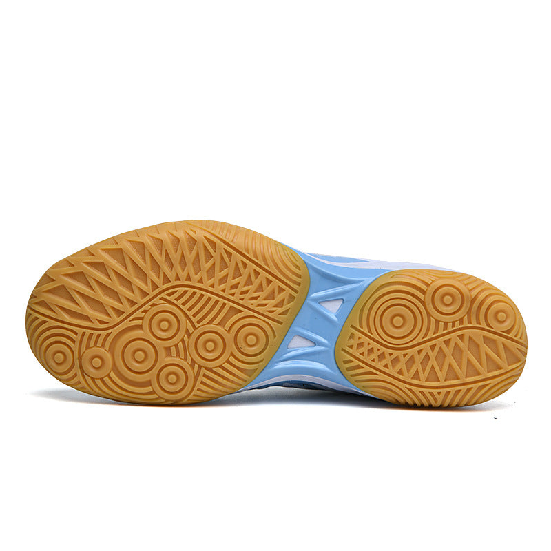 Breathable Volleyball Training Shoes – Unisex Tendon Sole Sports Shoes Blue & Black