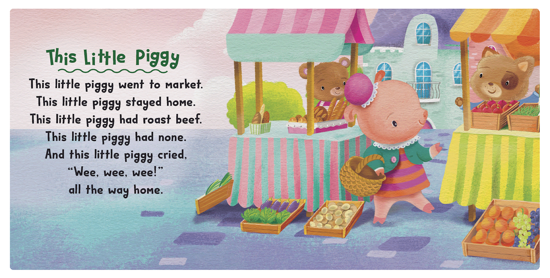 Little Hippo Books - My First Book of Nursery Rhymes- Children's Padded Board Book