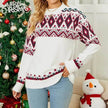 Loose Jacquard Christmas Sweater