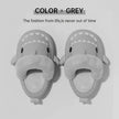 Winter Shark Slippers Detachable Warm Fuzzy Slippers Bedroom House Shoes Women