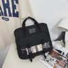Lightweight College Soft Girl Tote Backpack Laptop Bag