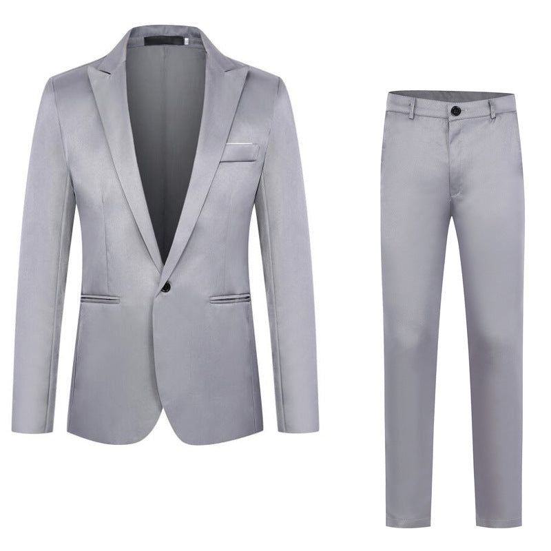 Men's Loose Fit Wedding Tuxedo Suit Jacket – 8 Colors, M–5XL | Canada & USA