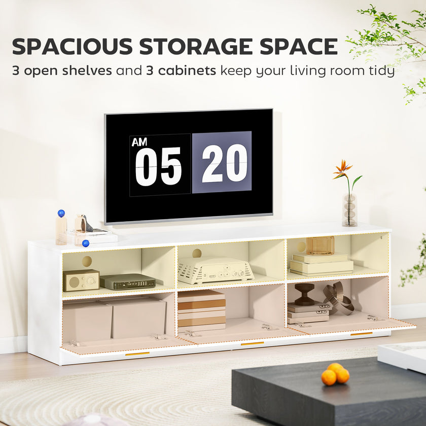 Dallas Modern TV Stand with Storage Drawers for TVs up to 85