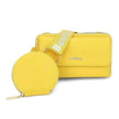 2pcs Lychee Texture Composite Bag Fashion Mobile Phone Bag With Small Coin Purse Letter Print Zipper Crossbody Shoulder Bag