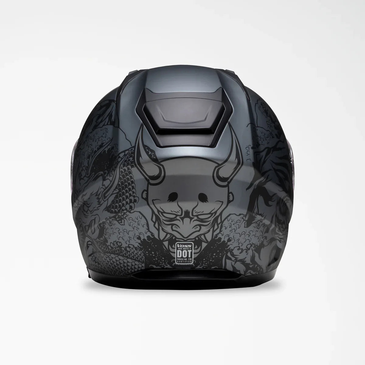Voss 989 Moto-V Rei Full Face Matte Motorcycle Helmet
