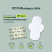 100% Organic Cotton Regular Pads - Bulk (250)