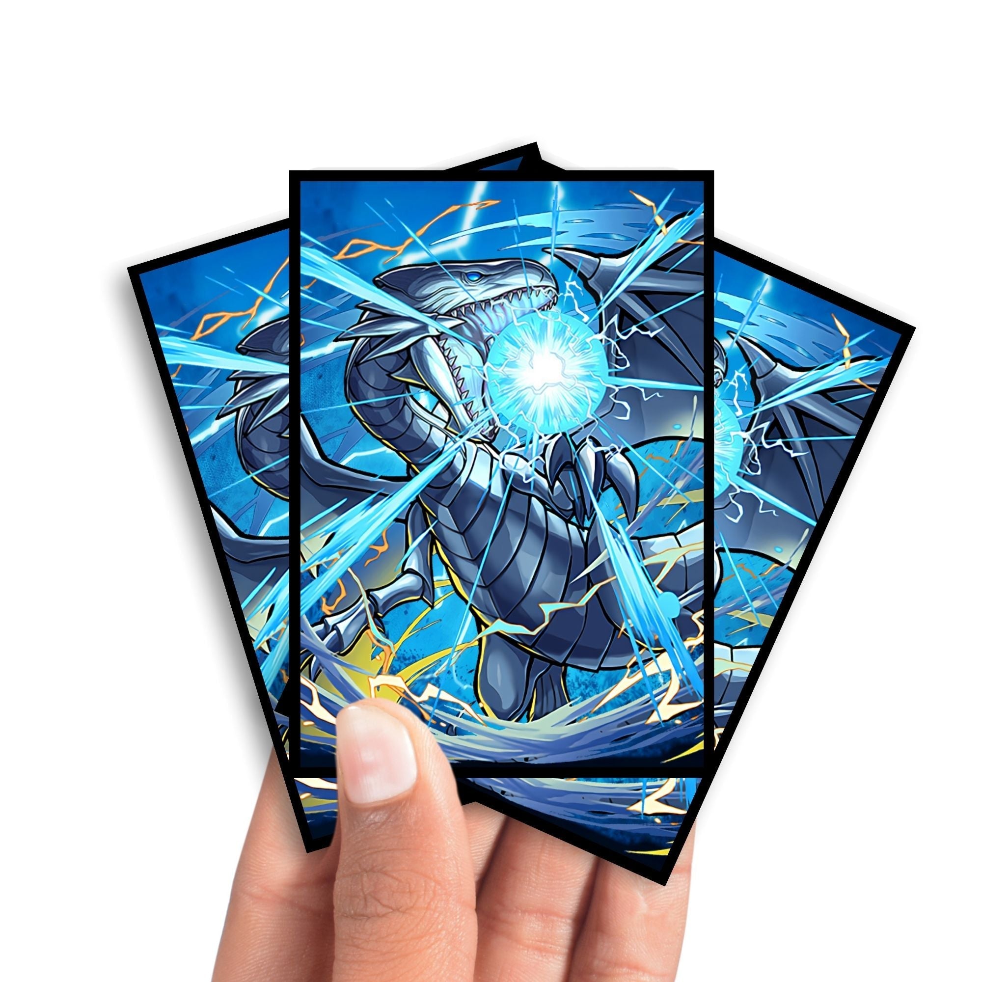 Manches de protection pour cartes Blue-Eyes White Dragon