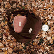 Sac croissant en corduroy | Bandoulière ajustable